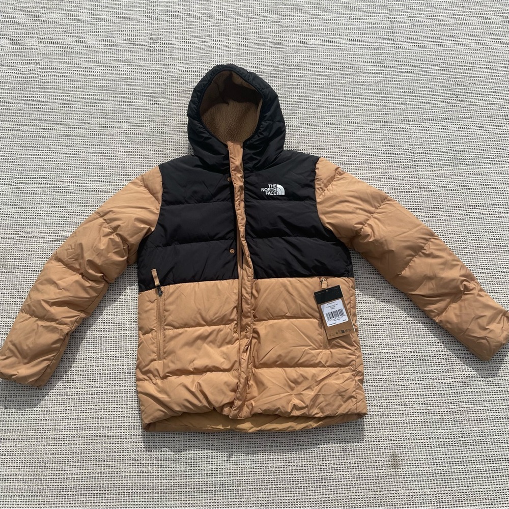 THE NORTH FACE Big Boys North Down Fleece Lined Parka Size XL - Picture 4 of 8